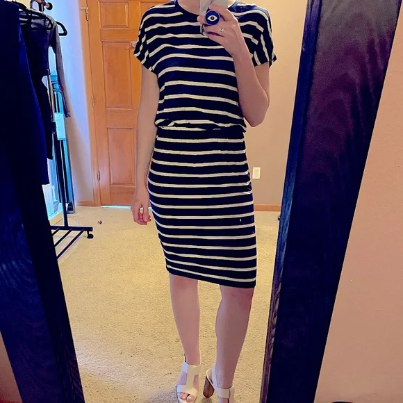 banana republic blue and white striped dress Maternity Wear Online | Feeding Nighties Online
